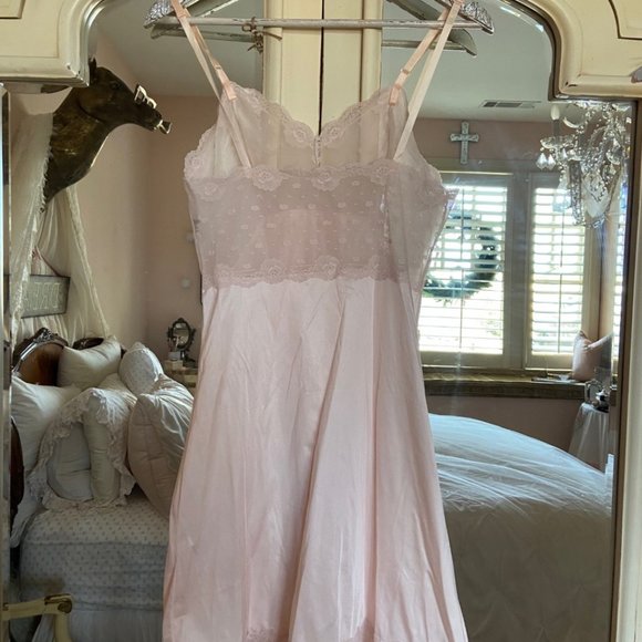 Vintage Blush Slip Dress - Picture 3 of 4